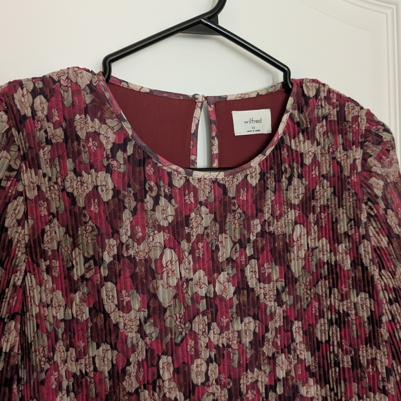 Wilfred Floral Pleated Dress Size XS - Picture 3 of 8